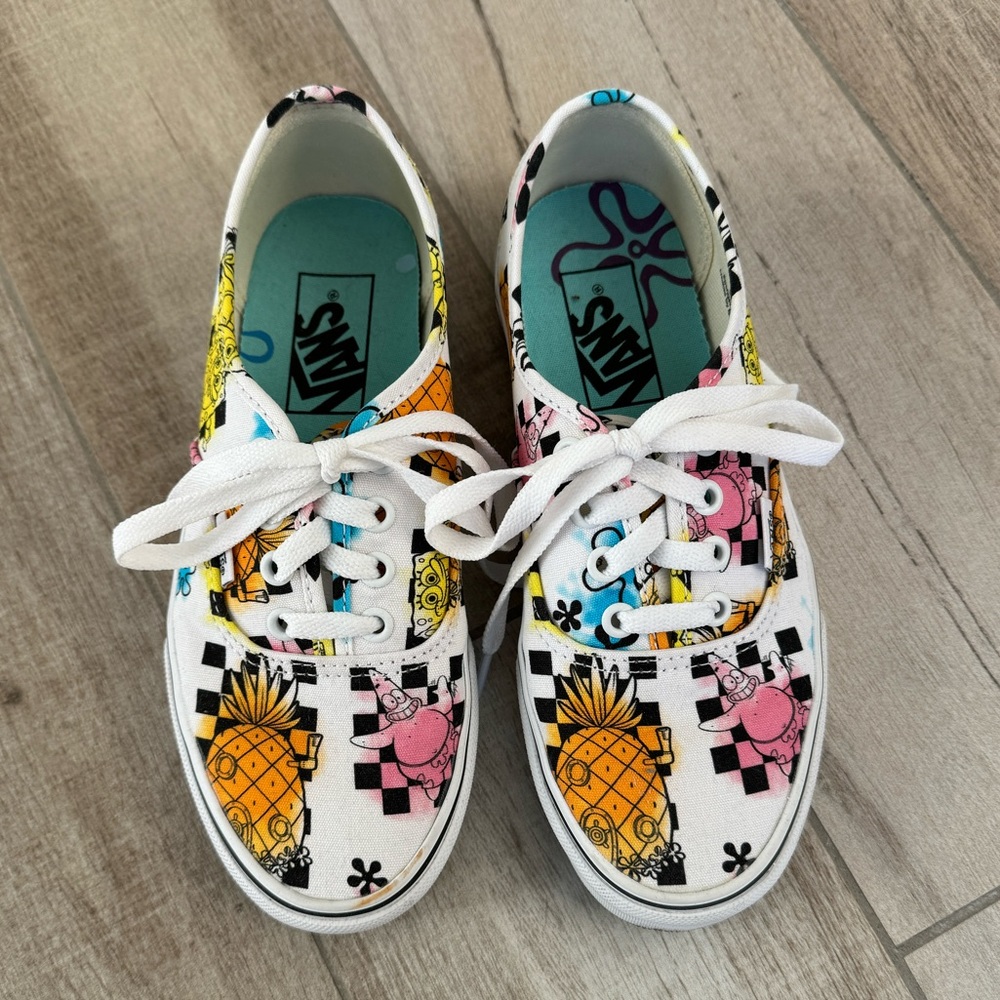 SpongeBob SquarePants x Authentic Vans - US Men’s Size 4.5/US Women’s Size 6